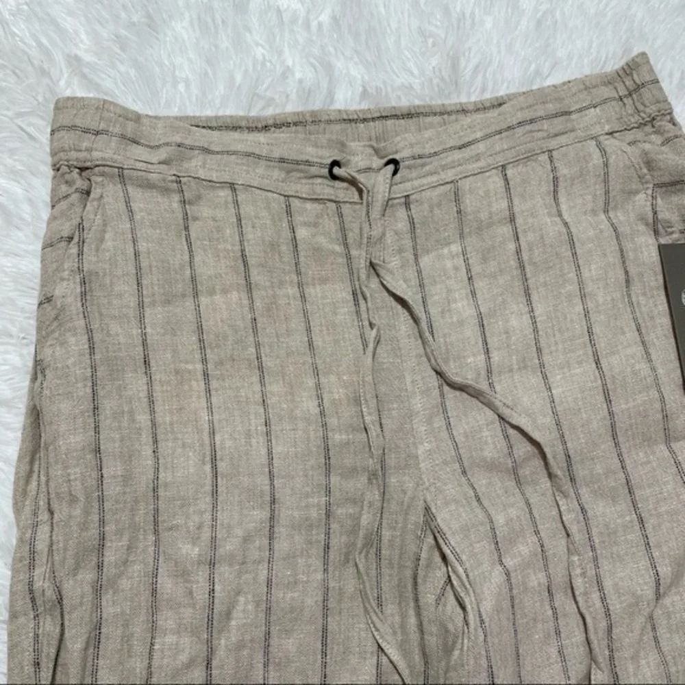 VINCE CAMUTO Light Stone Stripe Linen Pant XS - Picture 6 of 16